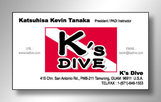 Ks DIVE Business Card