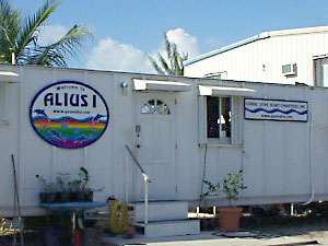 Sign @ ALIUS I Boat Base