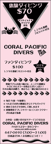 CORAL DIVE Leaflet